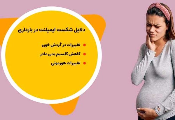 چه دلایلی باعث میشود تا ایمپلنت در دوران بارداری با شکست انجام بشود